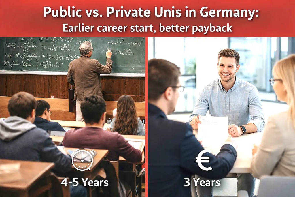 Study in Germany - public vs. private universities, PRODIREKT